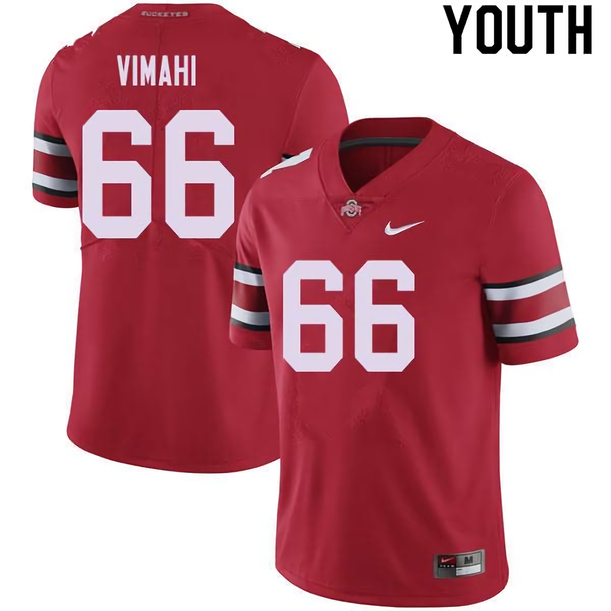 Enokk Vimahi Ohio State Buckeyes Youth NCAA #66 Nike Red College Stitched Football Jersey FZQ8256FZ